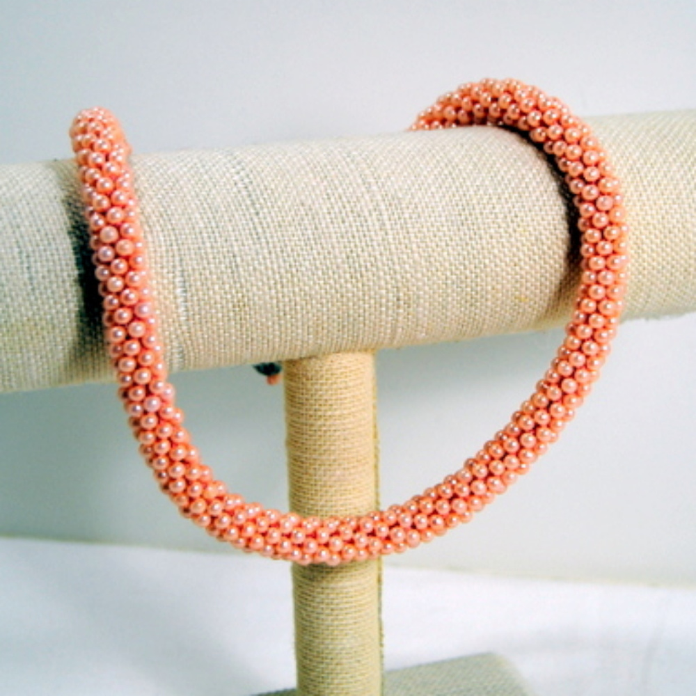 "Peaches" Crochetedglass Designs by Julee - Picture 3 of 5